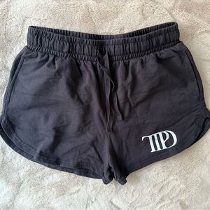 Taylor Swift The Tortured Poets Department TTPD Black Shorts Size M